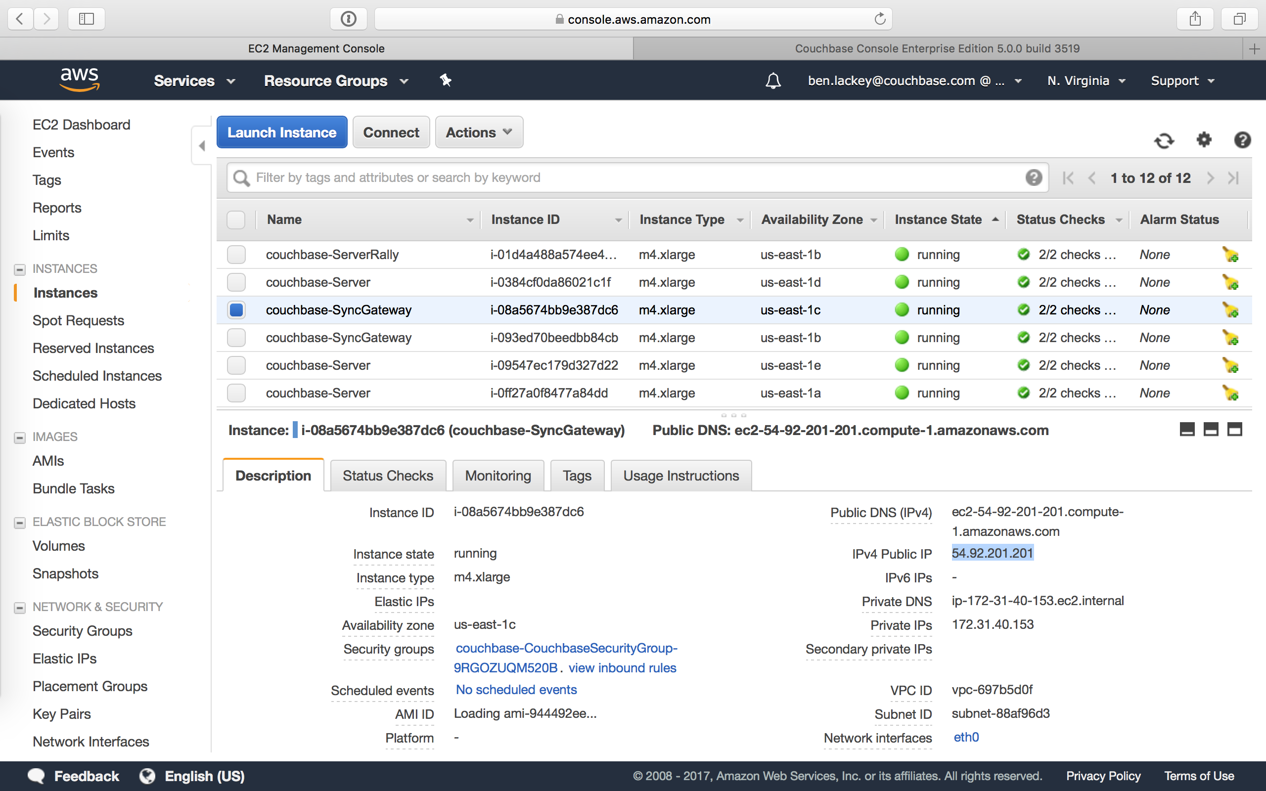 aws console ec2 sync gateway instance public ip