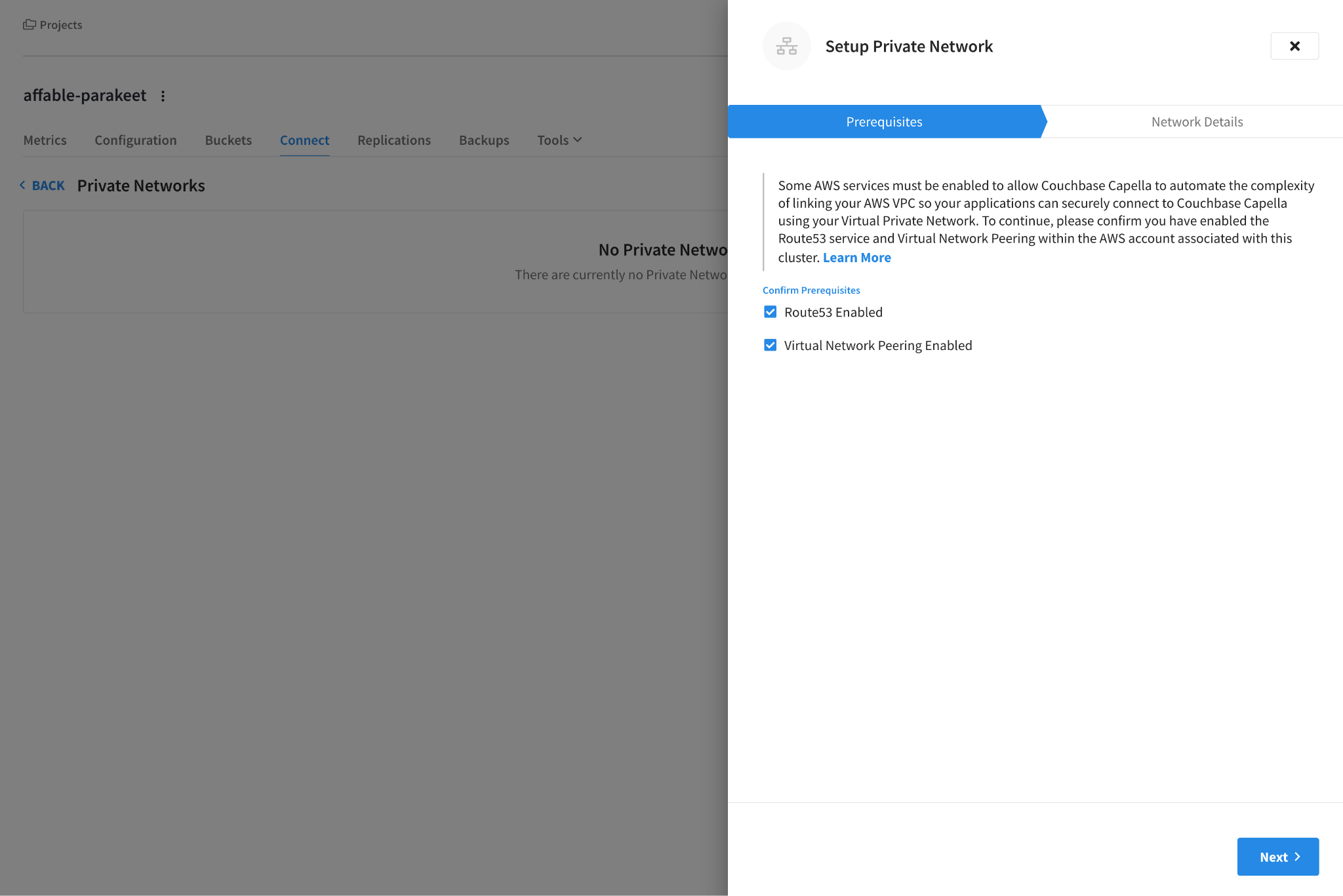 Accepting prerequisites.
