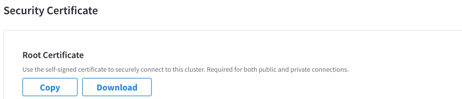 Copying the Root Certificate.