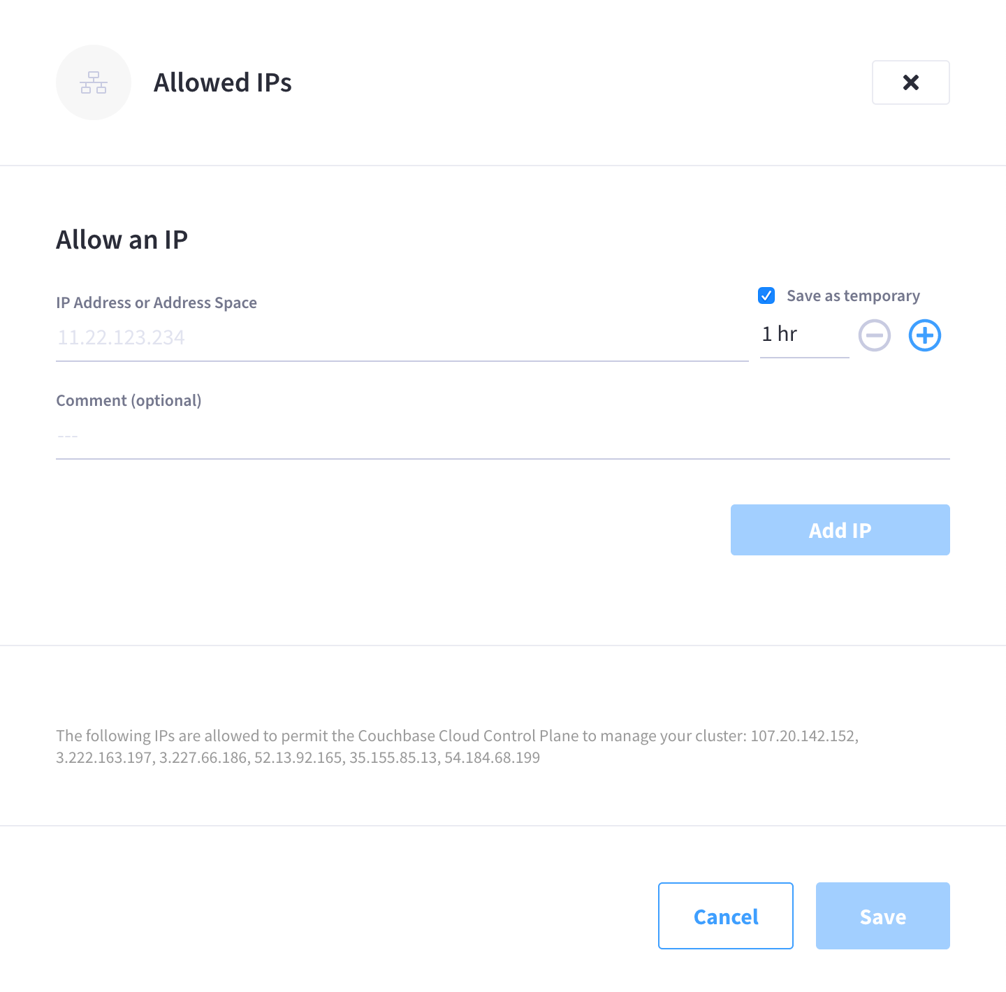 The cluster’s 'Connect' tab.